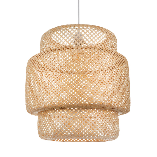 Colgante bambú Bali natural mediano 50x50cm